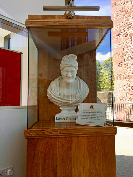 Marble bust of James Gillespie